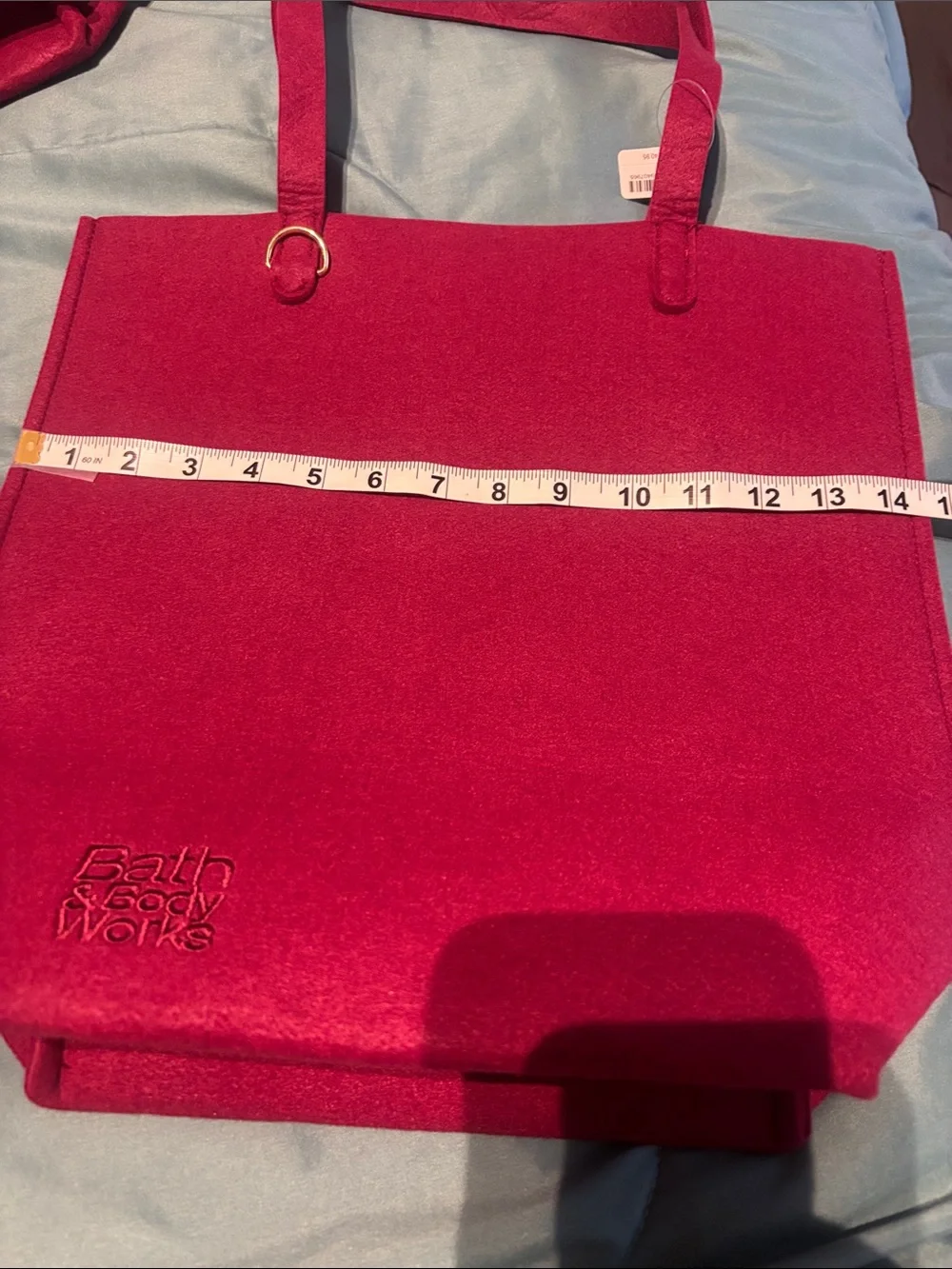Bath & Body Works Red Felt Tote